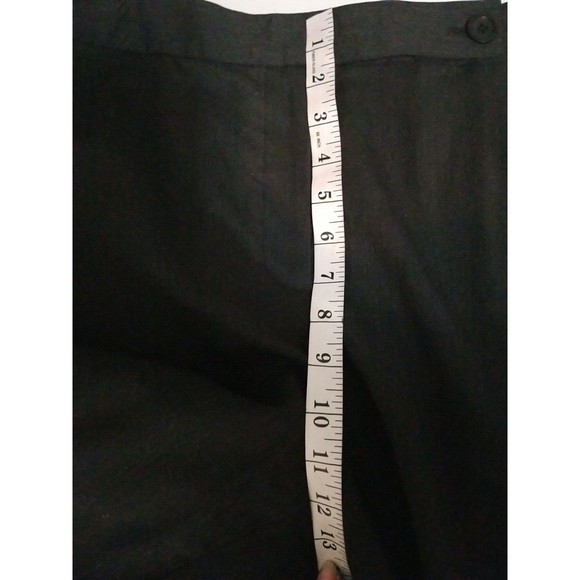 Neiman Marcus Dress Career Pants Wool Plus Womens Size 16 Black Stretch - Picture 9 of 12